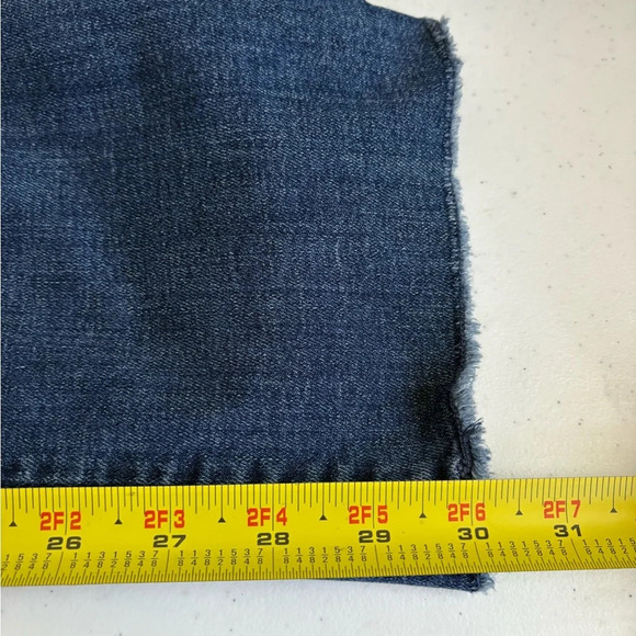 J. Jill High-Rise Fringed-Hem Straight-Leg Jeans Size 4‎ EUC 0238 - Picture 5 of 10